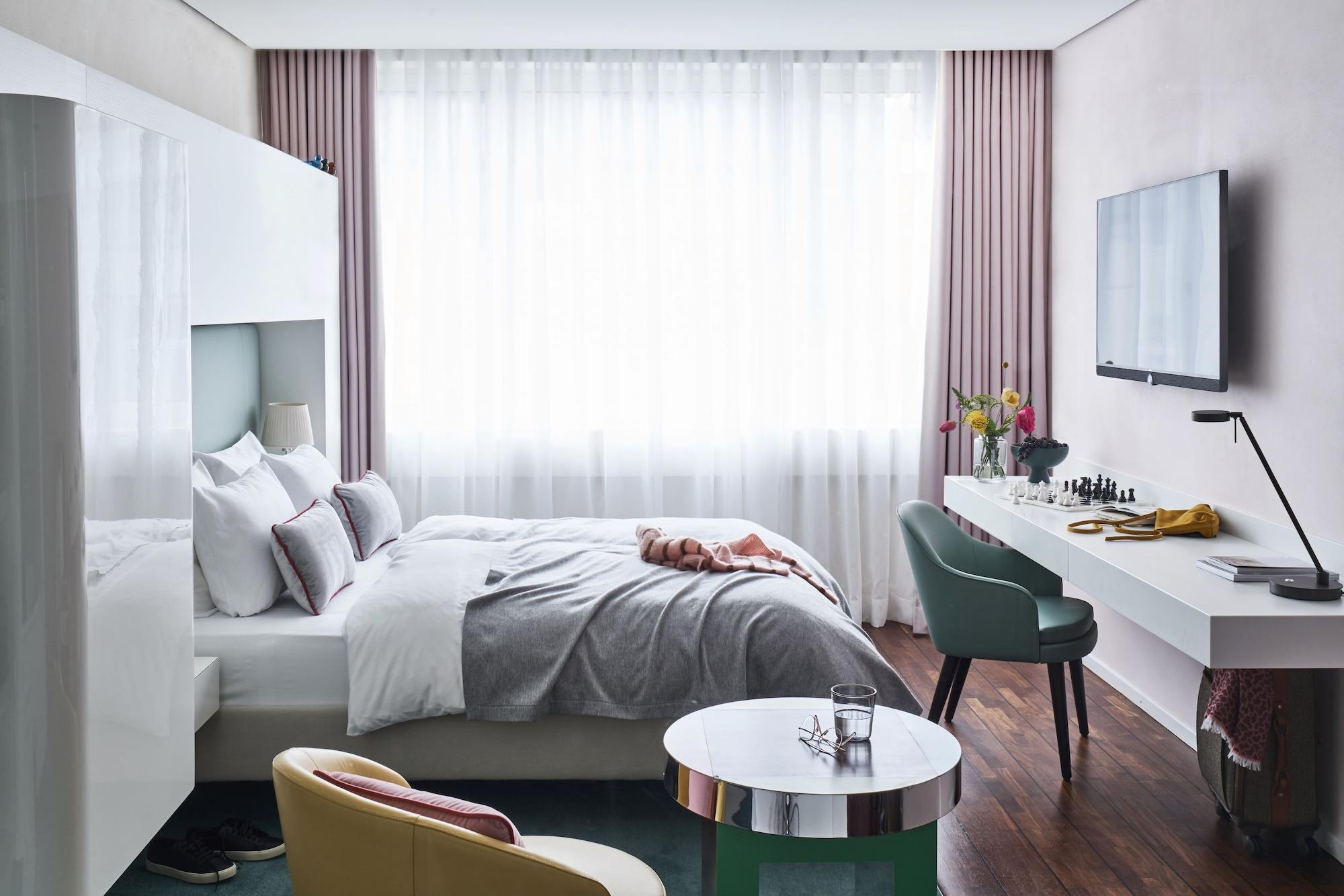 SIDE Design Hotel Hamburg Exterior foto A room at the hotel